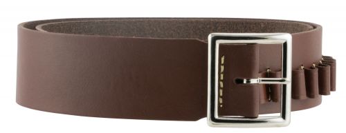 Hunter Company Cartridge Belt 2 Pistol 45 Cal 25 Rounds Antique Brown Leather 40-45