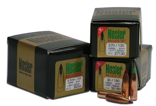 Nosler Spitzer Hunting Ballistic Tip 270 Cal 150 Grain 50/Bo