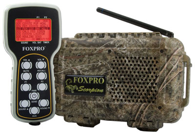 Foxpro Scorpion Digital Game Call w/TX200 Remote Control/LCD