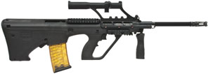 MSAR  223 Rem. w/Scope & Rail/Black Finish - 2501RH20