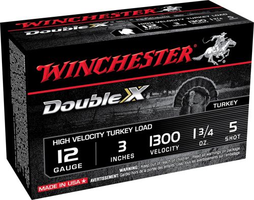 Winchester Double X High Velocity Lead Shot 12 Gauge Ammo 3 5 Shot 10 Round Box
