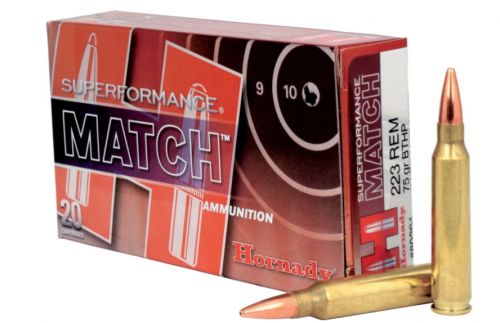 Hornady Superformance 223 Remington  Boat Tail Hollow point 75gr 20rd box
