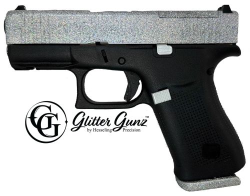 Glock 43x MOS Diamond Glitter 9mm Semi Auto Pistol