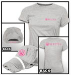 BERETTA WOMEN'S CAP & T-SHIRT - TC0270850905XL