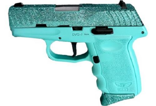 SCCY DVG 1 Custom Glitter Sea Mist 9mm 10rd 3.1 Semi-Auto Handgun