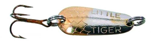 Thomas Little Tiger Spoon lure-1, 1/8oz, nickle gold