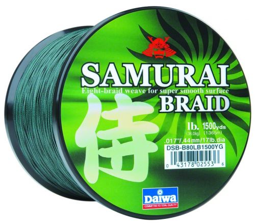 Daiwa DSB-B30LBG Samurai Braided 30lbs Test 1500yds Fishing Line