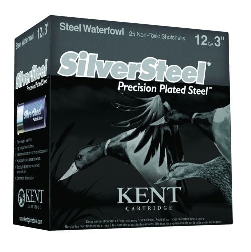 Kent Cartridge SilverSteel 12ga 3 1-1/4 oz 1 Shot 25 Bx/ 10 Cs