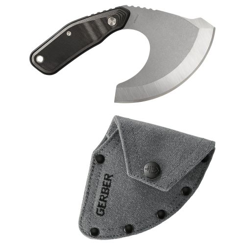 Gerber Downwind Ulu Fixed Blade Knife Grey Box