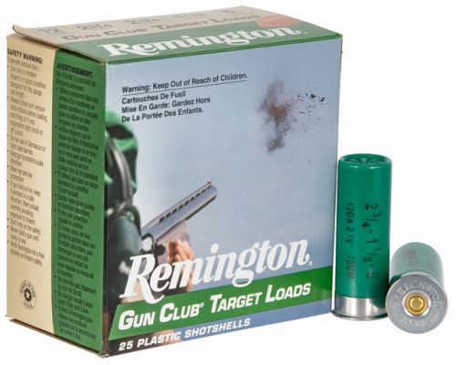 Remington Gun Club Target Loads 12 ga. 2.75 in. 2 3/4 Dr. 1 1/8 oz. 8 Shot