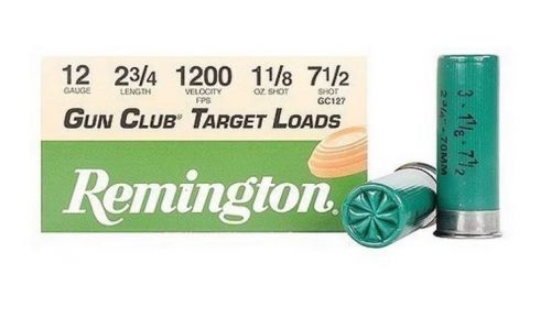 Remington Gun Club Target Loads 12 ga. 2.75 in. 3 Dr. 1 1/8 oz. 7.5 Shot 25