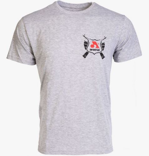 Arsenal Small Gray Cotton Relaxed Fit Classic T-Shirt