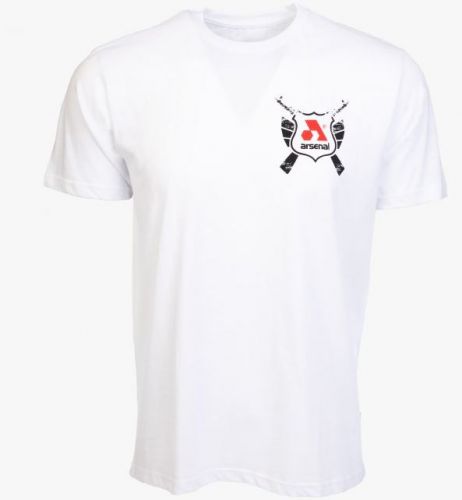 Arsenal Small White Cotton Relaxed Fit Classic T-Shirt