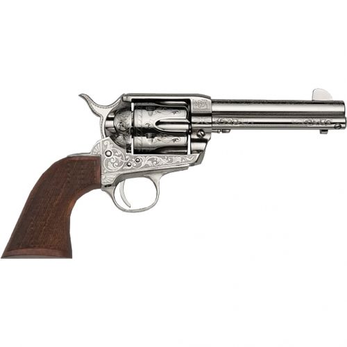 Pietta US Grant Revolver 357 Mag. 4.75 in. Nickel Walnut Grip