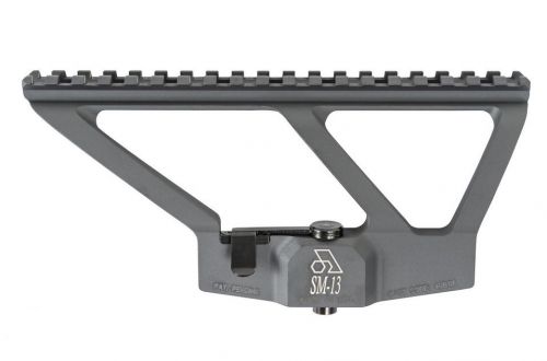 Arsenal Gray Cerakoted Scope Mount for AK Variant Rifles with Picatinny Rail