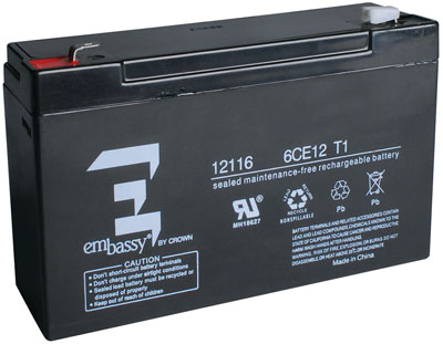 Moultrie 12 Volt Rechargeable Battery Black