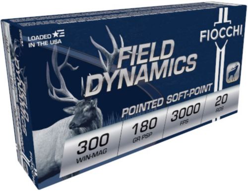 Fiocchi Rifle Shooting Dynamics 300 Winchester Magnum PSP In