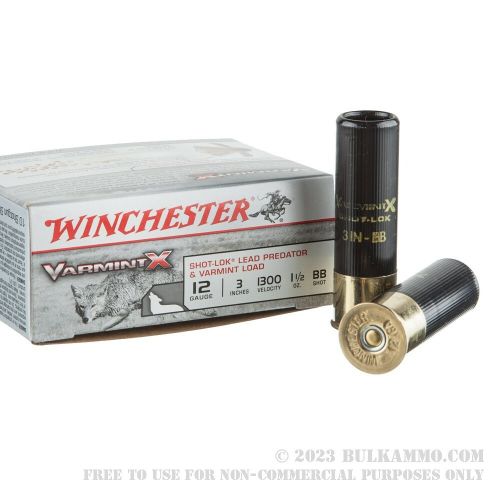 Winchester 12GA 3 VARMINT X Round LOCK BB 10/10