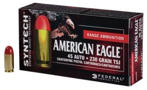 Federal American Eagle .45 ACP 230 GR Total Syntech Jacket Round Nose (TSJRN) 200 Bx/ 5 Cs