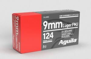 Aguila Pistol 9mm 117 gr Jacketed Hollow Point 50rd box - 1E092112