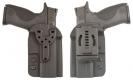 Comp-Tac QB Compatible w/ For Glock 43/XD-S/M&P Shield/Walther PPS, CCP Black Kydex