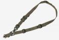 Magpul MS3 Single QD Sling GEN2 1.25" W Adjustable One-Two Point Ranger Green Nylon Webbing for Rifle