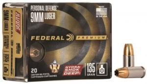 Federal Personal Defense 10mm Auto 200 GR HST Jacketed Hollow Point 20 Bx/ 10 Cs