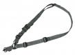 Magpul MS4 Dual QD Sling GEN2 1.25" W Adjustable One-Two Point Gray Nylon Webbing for Rifle
