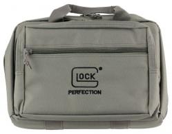 Glock Double Pistol Case with Gray Finish, 5 Internal Mag Holders & Carry Handle 12.50" x 9.50" x 4.50" Exterior Dimensi