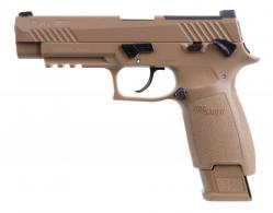 Sig Sauer Airguns P320-M17 Air Pistol CO2 177 Pellet 20rd Coyote Frame Coyote Polymer Grip