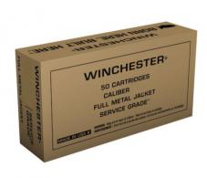 Winchester Full Metal Jacket 40 S&W Ammo 165 gr 100 Round Box