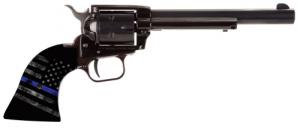 Heritage Manufacturing Rough Rider Thin Blue Line 22 Long Rifle Revolver - RR22B6TBL