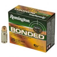 Remington Ammunition Golden Saber Bonded 357 Sig 125 GR Brass Jacket Hollow Point (BJHP) 20 Bx/ 25 Cs