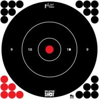 Pro-Shot SplatterShot Hanging Paper 12" Bullseye Black/White 12 Per Pack