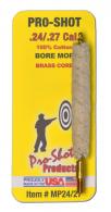 Pro-Shot Bore Mop .24-.27 Cal Rifle Cotton #8/32 thread