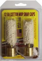 Pro-Shot Shotgun Snap Caps Mop 12 Gauge Brass Cotton Brush 2 Per Pack - 12SC