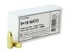 Sellier & Bellot Handgun 9mm NATO 124 gr Full Metal Jacket  50rd box