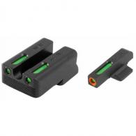 TruGlo TFX Pro for Sig P238 with #6 Front & Rear Fiber Optic Handgun Sight