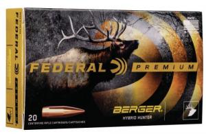 Federal Premium Gold Medal 300 Win Mag 215 gr Berger Hybrid Open Tip Match 20 Bx/ 10 Cs - GM300WMBH1