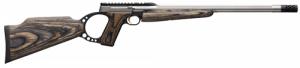 Browning Buck Mark Target Semi-Automatic .22 LR 18.5 10+1 Laminate Gray Stock Stainless Steel
