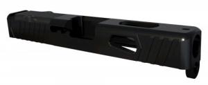RIVAL ARMS Precision Slide RMR Ready Compatible with For Glock 19 Gen 3 17-4 Stainless Steel Black