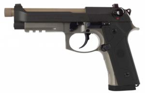 Beretta USA J92M9A34 M9A3  9mm Luger Single/Double 5.1" 10+1 Black Polymer Grip Flat Dark Earth Steel Frame Black Steel Slide - J92M9A34