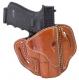 Main product image for 1791 Gunleather BH2.1 For Glock 17/S&W Shield/Springfield XD9 Classic Brown Leather