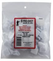 Pro-Shot Cleaning Patches 22 Cal-17 Cal Cotton 0.75" 1000 Per Bag