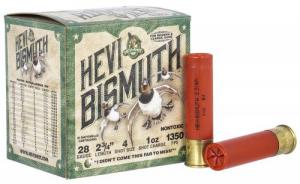 HEVI-Round Hevi-Bismuth Waterfowl 28 Gauge 2.75" 1 oz 4 Round 25 Bx/ 10 Cs - HS18704