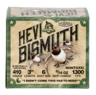 Main product image for HEVI-Shot Hevi-Bismuth Waterfowl 410 Gauge 3" 9/16 oz 6 Shot 25 Bx/ 10 Cs