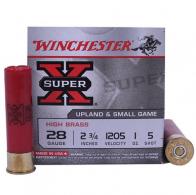 Winchester Super X High Brass Lead Shot 28 Gauge Ammo 2.75" 1 Oz 25 Round Box - X28H5