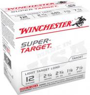 Winchester  Super Target Light Target Load 12 Gauge Ammo 2.75" 1 1/8 oz  #7.5 Shot 1145 fps 25 round box - TRGT127