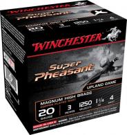 Main product image for Winchester Ammo Super Pheasant Magnum High Brass 20 Gauge 3" 1 1/4 oz 4 Shot Copper Plated 25 Bx/ 10 Cs
