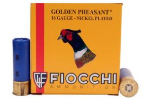 Fiocchi Golden Pheasant 16 Gauge 2.75 1 1/8 oz 5 Shot 25 Bx/ 10 Cs